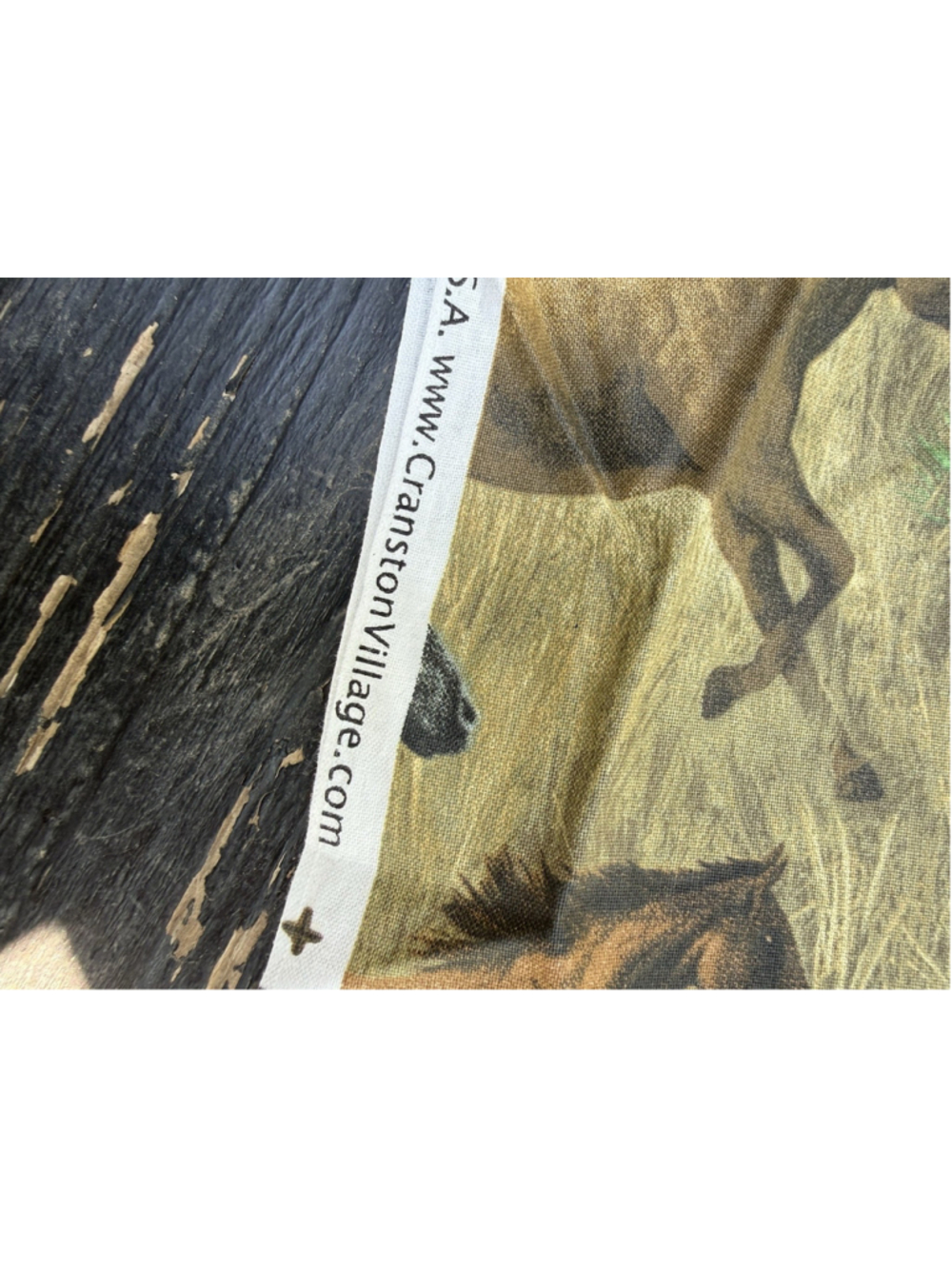 James Hautman Running Horses Fabric 4.16 Yds 44” Wide Cranston Western Mustang - Picture 6 of 9